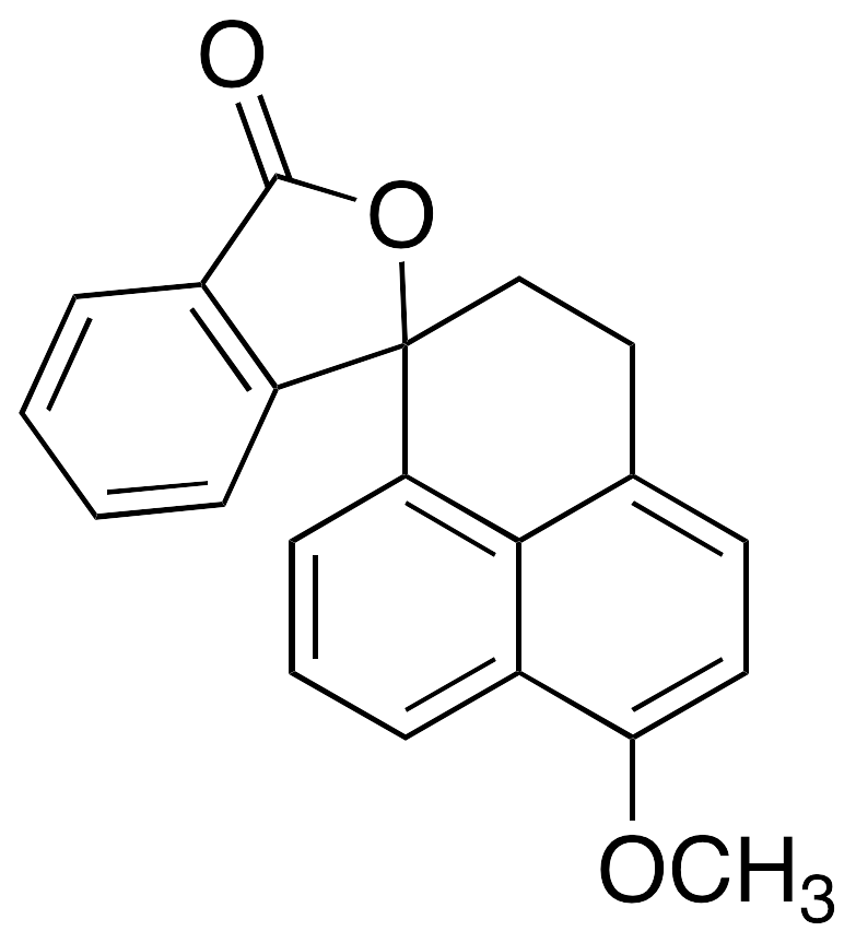 2',3'-Dihydro-7-methoxy-spiro[isobenzofuran-1(3H),1'-[1H]phenalen]-3-one
