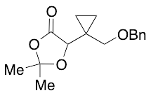 5-(1-(Hydroxymethyl)cyclopropyl)-2,2-dimethyl-1,3-dioxolan-4-one Benzyl Ester