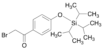 2-Bromo-1-[4-[[tris(1-methylethyl)silyl]oxy]phenyl]ethanone