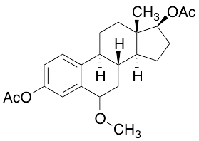 6-Methoxy-estra-1,3,5(10)-triene-3,17-diol Diacetate (alpha/beta mixture)