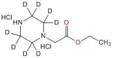 Ethyl 1-Piperazine-d8-acetate 2HCl