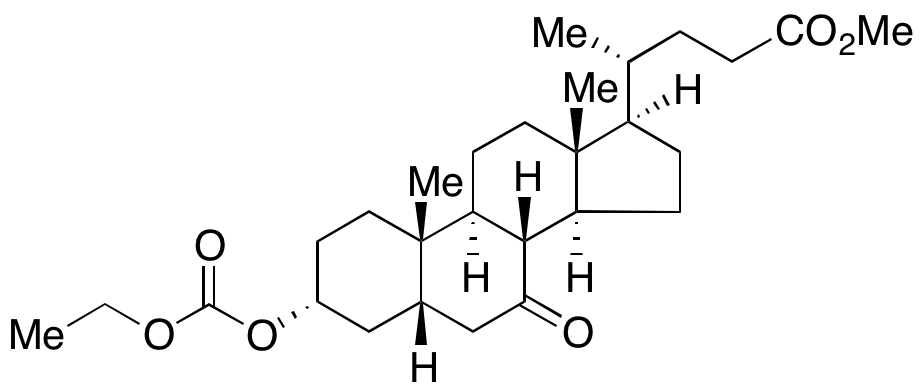 (3Alpha,5Beta)-3-[(Ethoxycarbonyl)oxy]-7-oxo-cholan-24-oic Acid Methyl Ester