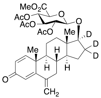 17Beta-Hydroxy Exemestane-d3 17-O-Beta-D-Glucuronide 2,3,4-Triacetate Methyl Ester