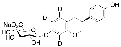 (S)-Equol 7-beta-D-Glucuronide-d3 Sodium Salt