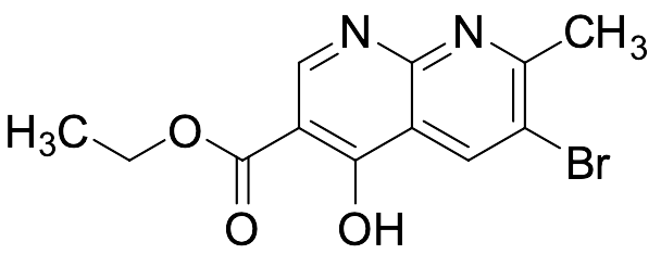 Ethyl 6-Bromo-4-hydroxy-7-methyl-1,8-naphthyridine-3-carboxylate