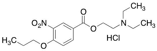 2-(Diethylamino)ethyl 3-Nitro-4-propoxybenzoate Hydrochloride
