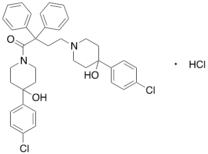 1,4-Bis[4-(4-chlorophenyl)-4-hydroxy-1-piperidinyl]-2,2-diphenyl-1-butanone Hydrochloride