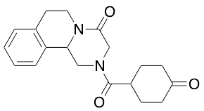 rac-1,2,3,6,7,11b-Hexahydro-2-[(4-oxocyclohexyl)carbonyl]-4H-pyrazino[2,1-a]isoquinolin-4-one