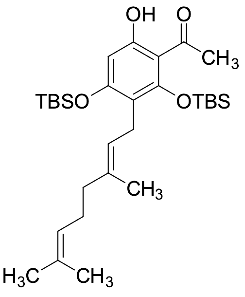 (E)-1-(2,4-bis((tert-Butyldimethylsilyl)oxy)-3-(3,7-dimethylocta-2,6-dien-1-yl) Phloracetophenone