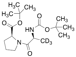 (S)-t-Butyl 1-((S)-2-((t-Butoxycarbonyl)amino)propanoyl)pyrrolidine-2-carboxylate-d3