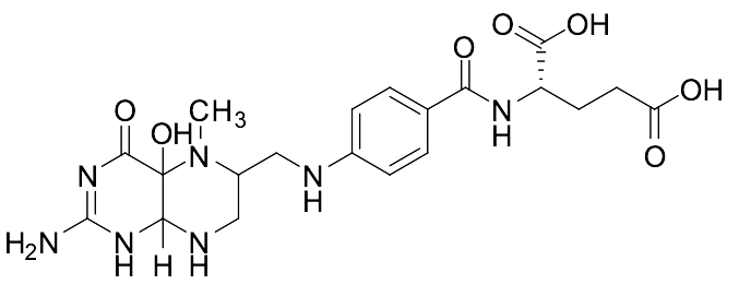 (4-(((2-amino-4a-hydroxy-5-methyl-4-oxo-1,4,4a,5,6,7,8,8a-octahydropteridin-6-yl)methyl)amino)benzoyl)-L-glutamic acid