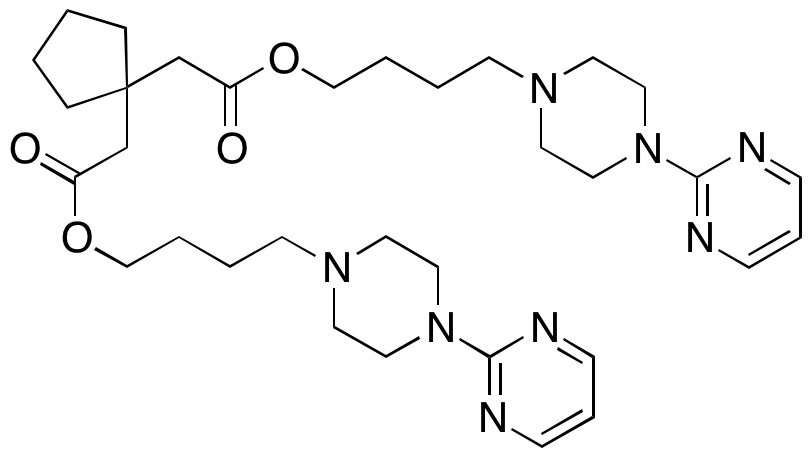 Bis(4-(4-(pyrimidin-2-yl)piperazin-1-yl)butyl) 2,2'-(Cyclopentane-1,1-diyl)diacetate