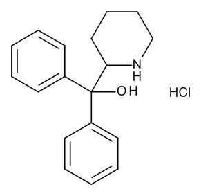 Pipradrol Hydrochloride 1.0 mg/ml in Methanol (as free base) - CAS No. 71-78-3 Pipradrol Hydrochloride 1.0 mg/ml in Methanol (as free base)