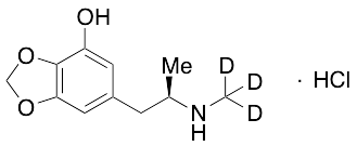 (R)-6-[2-(Methylamino)propyl]-1,3-benzodioxol-4-ol-d3 Hydrochloride