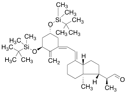 (1S,3R,5Z,7E)-1,3-Bis[(tert-butyldimethylsilyl)oxy]-9,10-secopregna-5,7,10(19)-triene-20-carboxaldehyde