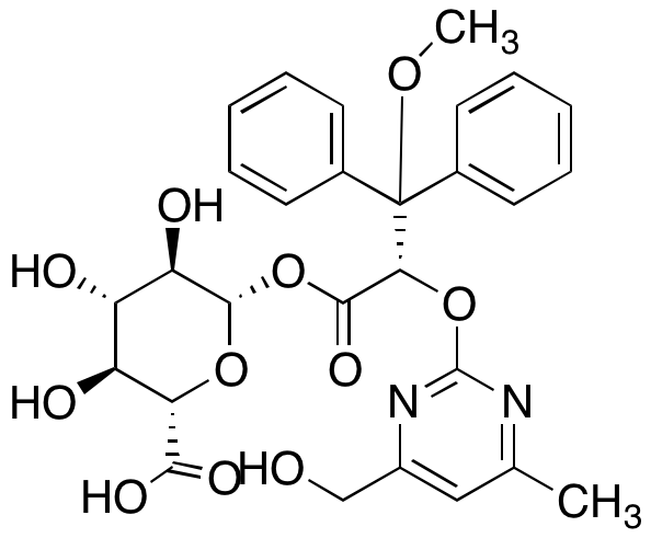 4-Hydroxymethyl Ambrisentan Acyl Glucuronide Sodium