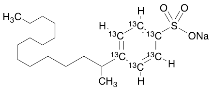 4-(2-Pentadecyl)phenyl-13C6 1-Sodium Sulfonate