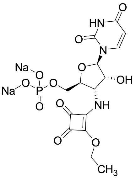 Sodium ((2S,3S,4R,5R)-5-(2,4-Dioxo-3,4-dihydropyrimidin-1(2H)-yl)-3-((2-ethoxy-3,4-dioxocyclobut-1-en-1-yl)amino)-4-hydroxytetrahydrofuran-2-yl)methyl Phosphate