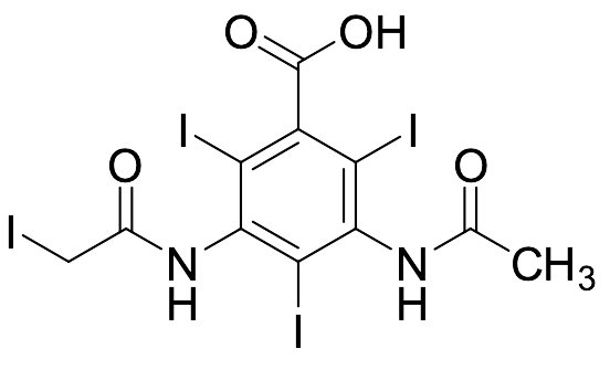 3-(Acetylamino)-5-[(iodoacetyl)amino]-2,4,6-triiodobenzoic Acid