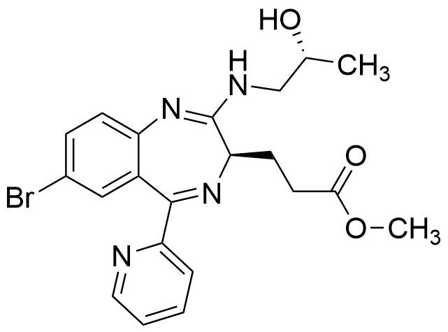 Methyl (3R)-7-Bromo-2-[[(2R)-2-hydroxypropyl]amino]-5-(2-pyridinyl)-3H-1,4-benzodiazepine-3-propanoate