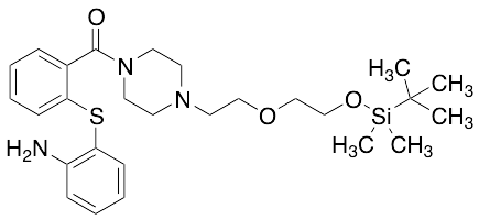 O-tert-Butyldimethylsilyl-2-(2-(4-(Dibenzo[b,f][1,4]thiazepin-11-yl)piperazin-1-yl)ethoxy)ethanol