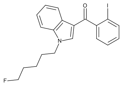 AM-694 (1-(5-Fluoropentyl)-3-(2-iodobenzoyl)indole) 0.1 mg/ml in Acetonitrile - CAS No. 335161-03-0 AM-694 (1-(5-Fluoropentyl)-3-(2-iodobenzoyl)indole) 0.1 mg/ml in Acetonitrile
