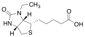 5-((3aS,4S,6aR)-3-ethyl-2-oxohexahydro-1H-thieno[3,4-d]imidazol-4-yl)pentanoic Acid