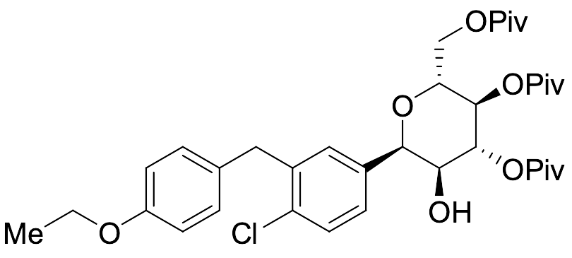 2-(Pivaloyloxy) 1R-Dapagliflozin bis(2,2-Dimethylpropanoate)