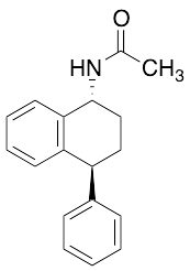 rel-N-[(1R,4S)-1,2,3,4-Tetrahydro-4-phenyl-1-naphthalenyl]acetamide