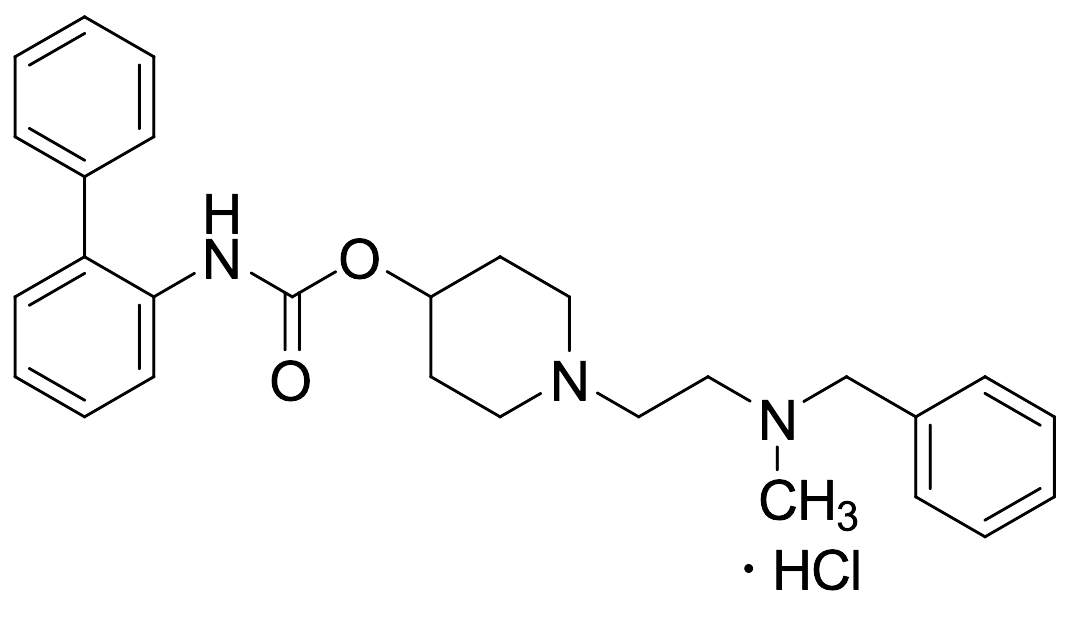 1-(2-(Benzyl(methyl)amino)ethyl)piperidin-4-yl [1,1'-biphenyl]-2-ylcarbamate Hydrochloride