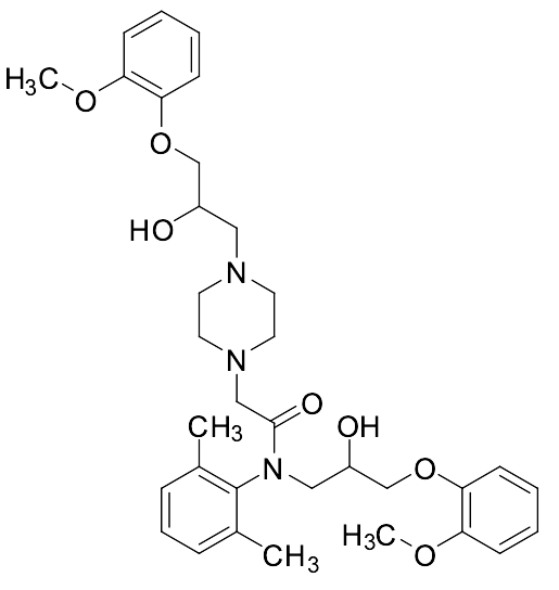 Ranolazine N-3-(2-Methoxyphenoxy)-2-hydroxypropane