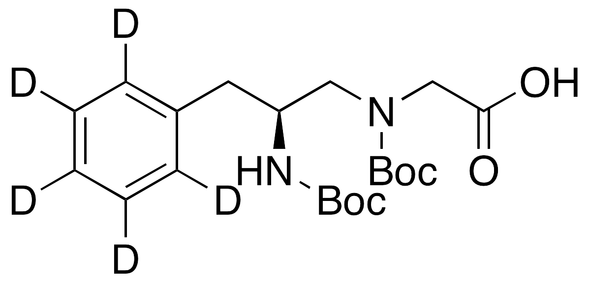 (2S)-N-(2-Boc-amino-3-phenyl-d5-propyl) Boc-glycine