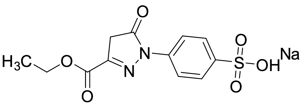 Sodium 4-​(3-​(Ethoxycarbonyl)​-​5-​oxo-​4,​5-​dihydro-​1H-​pyrazol-​1-​yl)​benzenesulfonate