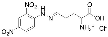 4-(2-(2,4-Dinitrophenyl)hydrazine)-1-carboxybutan-1-aminium Chloride