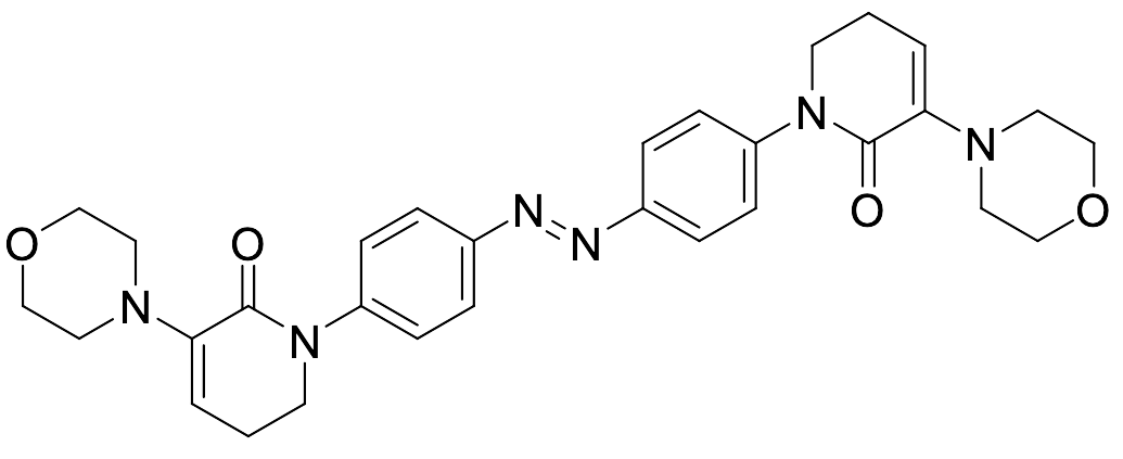 Bis(3-morpholino-5,6-dihydropyridine)diazene Apixaban