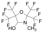 3-Methyl-2,2,5,5-tetrakis(trifluoromethyl)oxazolidin-4-ol