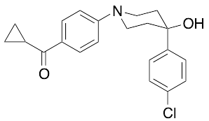 [4-[4-(4-Chlorophenyl)-4-hydroxy-1-piperidinyl]phenyl]cyclopropylmethanone