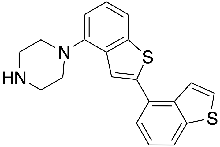 1-[2-(Benzothiophen-4-yl)benzothiophen-4-yl]piperazine