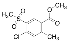 4-Chloro-2-methyl-5-(methylsulfonyl)-benzoic Acid Methyl Ester
