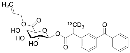 rac Ketoprofen Glucuronide Allyl Ester-13CD3