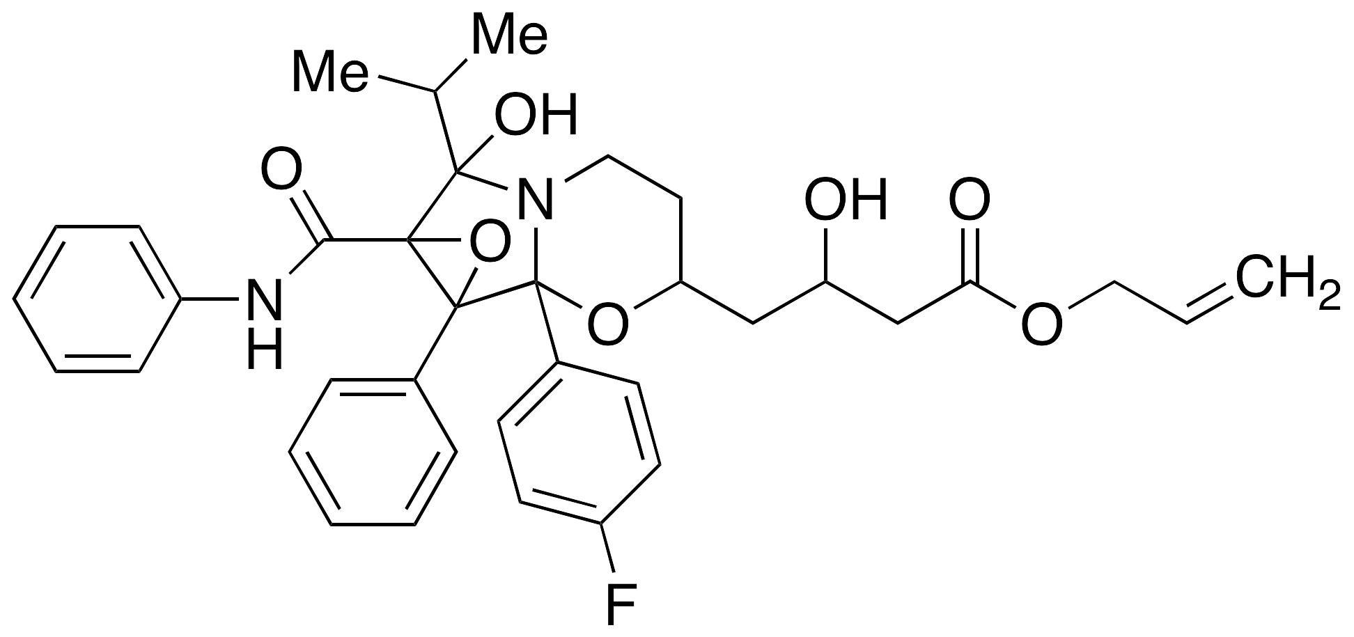 Allyl Ester of Atorvastatin Cyclic (Fluorophenyl) Impurity