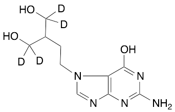 2-Amino-1,7-dihydro-7-[4-hydroxy-3-(hydroxymethyl)butyl]-6H-purin-6-one-d4