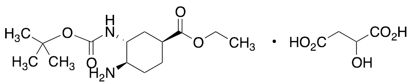 Ethyl (1S,3R,4S)-4-Amino-3-[(tert-butoxycarbonyl)amino]cyclohexanecarboxylate DL-Malic Acid Salt
