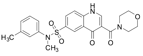 N-methyl-3-(morpholine-4-carbonyl)-4-oxo-N-(m-tolyl)-1,4-dihydroquinoline-6-sulfonamide