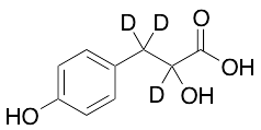 DL-p-Hydroxyphenyllactic Acid-d3