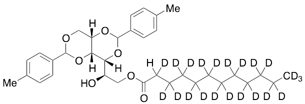 1,3:2,4-Bis-O-[(4-methylphenyl)methylene]-D-glucitol 1-Dodecanoate-d22