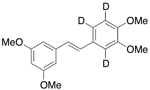 4-[(1E)-2-(3,5-Dimethoxyphenyl)ethenyl]-1,2-dimethoxy(benzene-d3)