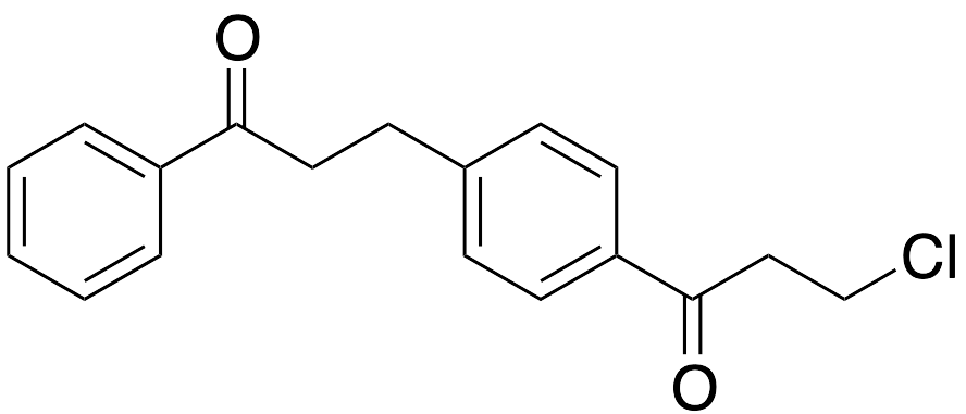 3-Chloro-1-(4-(3-oxo-3-phenylpropyl)phenyl)propan-1-one