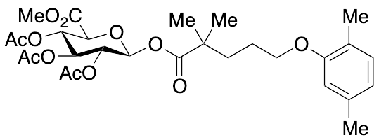 Gemfibrozil 1-O-Beta-D-(3,4,5-O-Triacetyl)glucuronide Methyl Ester