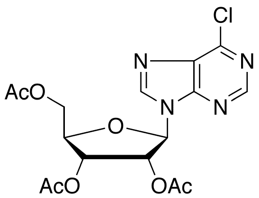 2,3,5-Tri-O-acetyl-6-chloropurine-9-beta-D-ribofuranoside (~90%)